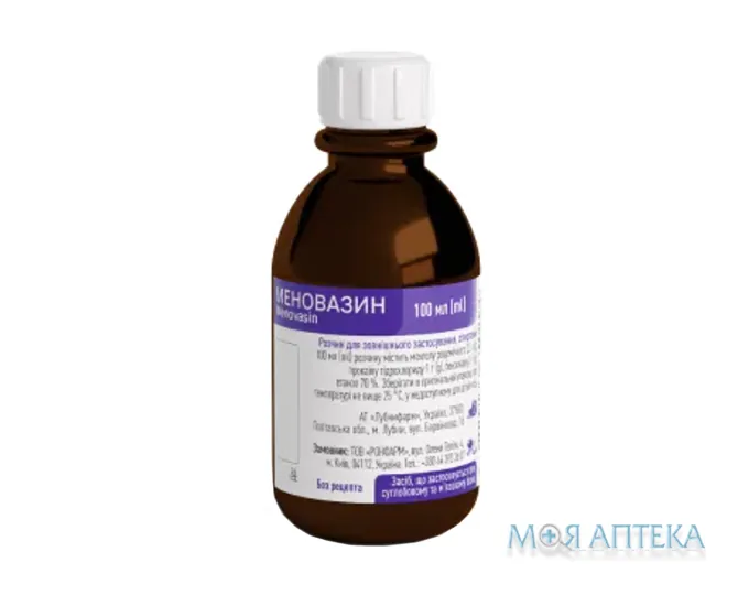 Меновазин р-н спирт. д/зовн. заст. фл. 100 мл ТМ Магнолія