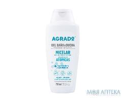 Гель Agrado (Аградо) д/душу і ванни Міцелярний для атопічної шкіри 750 мл