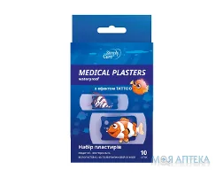 Пластир Сімплі Кеа (Simply Care) Тату набір дитячий проз.№10