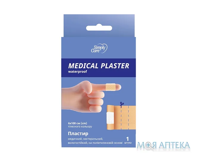 Пластир Сімплі Кеа (Simply Care) 100 см №1