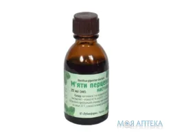 М`яти перцевої настойка по 25 мл у флак.
