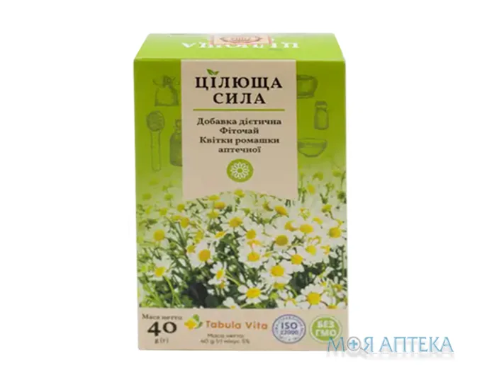 Фіточай Цілюща сила Tabula Vita (Табула Віта) квітки ромашки, 40 г