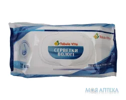 Серветки вологі Tabula Vita (Табула Віта) з клапаном №72