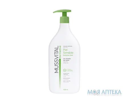 Мусвітал (Mussvital) гель для душу Дермаектів для чутливої шкіри 1000 мл