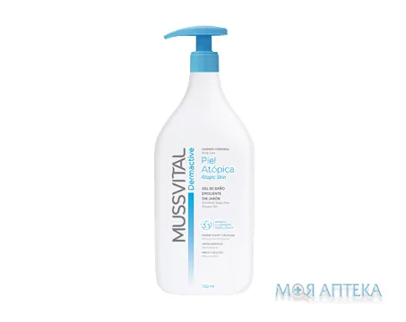 Мусвітал (Mussvital) гель для душу Дермаектів для атопічної шкіри 750 мл