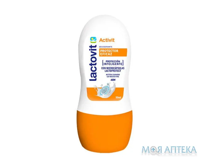 Дезодорант роликовий Lactovit (Лактовіт) Activit, 50 мл
