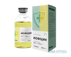 Мофіцин розчин д/інф. 400 мг/250 мл по 250 мл у флак.