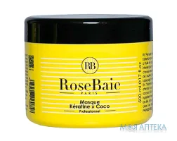 Маска для волосся РозБе (RoseBaie) Кератин Кокосова олія 500 мл