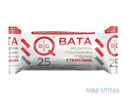 Вата Медична Гігроскопічна BigQ стерил. рулон 25 г
