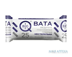 Вата Медична Гігроскопічна BigQ н/ст. рулон 25 г