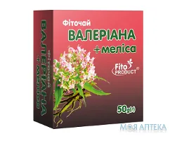 Фіточай №21 Валеріана плюс Меліса трава по 50 г у пач. з внут. пак.