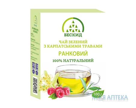 Чай зелений з карпатськими травами Ранковий 100 г