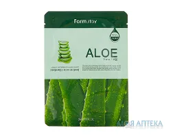 FarmStay (Фармстей) Маска тканинна для обличчя з екстрактом алое 23 мл