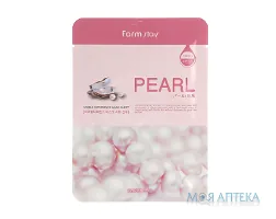 FarmStay (Фармстей) Маска тканинна для обличчя з екстрактом перлів 23 мл