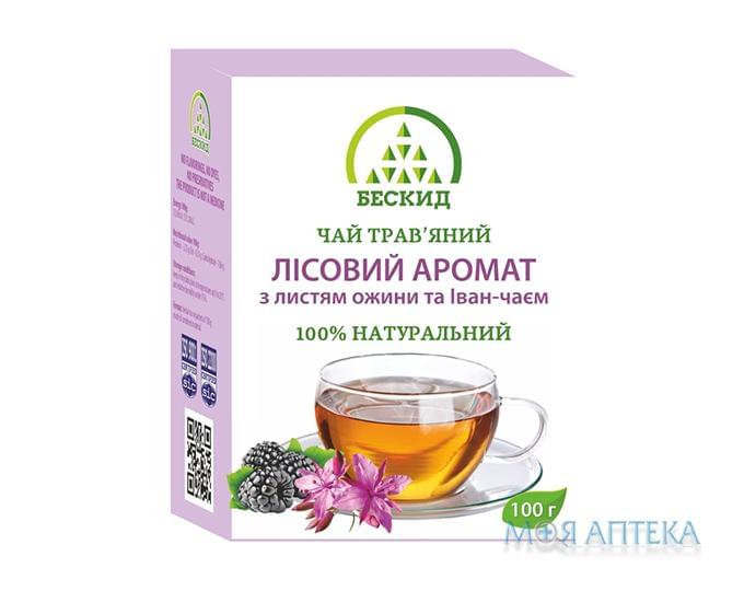 Чай травяной Лесной аромат с листьями ежевики и Иван-чаем 100 г