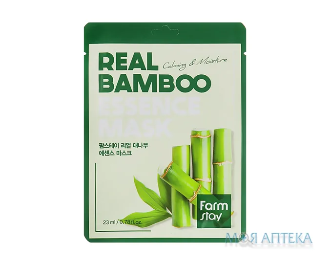 FarmStay (Фармстей) Маска тканинна для обличчя з екстрактом бамбука 23 мл