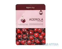 FarmStay (Фармстей) Маска тканинна для обличчя з натуральним екстрактом ацероли 23 мл