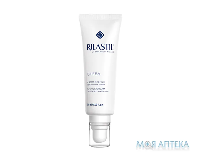 Ріластіл Діфеса Крем для обличчя стерильний для чутливої та подразненої шкіри (Rilastil Difesa Face cream) 50 мл