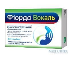 ФІОРДА ВОКАЛЬ пастилки для розсмоктування зі смаком лісових ягід №30