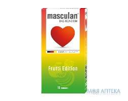 Презервативи Masculan (Маскулан) Frutti Edition кольорові з ароматами №10