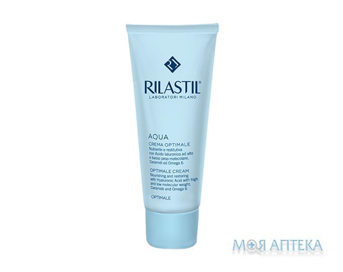 Ріластіл Аква Живильний крем для відновлення водного балансу для нормальної та сухої шкіри обличчя (Rilastil Aqua Crema) 50 мл