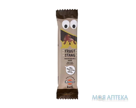 Батончик фруктовий Кактус (Cactus) на фініковій основі зі смаком какао, 20 г