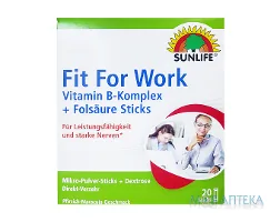 Санлайф (Sunlife) Для роботи Працездатність та міцні нерви стіки №20