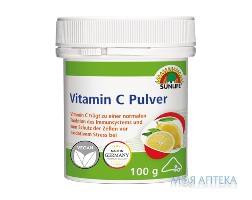 Витамины SUNLIFE (Санлайф) Vitamin C Pulver порошок для внутреннего применения банка 100 г