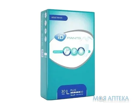 Підгузки-труси для дорослих iD PANTS (айДі Пантс) Plus L №30