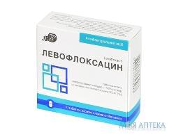 Левофлоксацин таблетки, п/плен. обол. по 500 мг №10 (10х1)