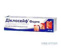 Діклосейф форте гель емульс. д/зовн. заст. 2.32 % по 50 г у тубах