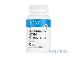Ostrovit (Островіт) Глюкозамін Хондроїтин МСМ для суглобів і зв`язок таблетки №90
