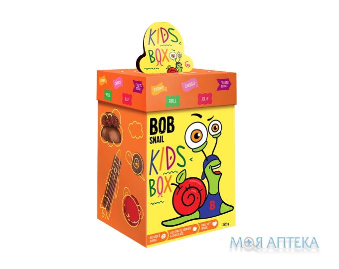 Набір Равлик Боб (Bob Snail) цукерки натуральні Kids Box з іграшкою та квестом 382 г
