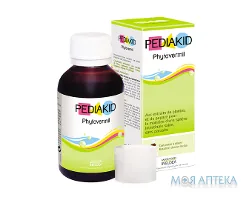 Педіакід (Pediakid) Сироп Фітоверміл проти паразитів для дітей, 125 мл