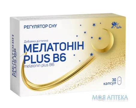 Мелатонін Плюс В6 капсули №30
