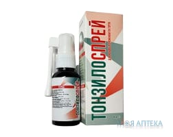 Тонзилоспрей спрей д/рот. порож. по 30 мл у флак. №1