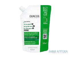 ШАМПУНЬ ОТ ПЕРХОТИ VICHY DERCOS ANTI-PELLICULAIRE ANTI-DANDRUFF SHAMPOOING REFILL ДЛЯ НОРМАЛЬНЫХ И ЖИРНЫХ ВОЛОС, СМЕННЫЙ БЛОК 500 МЛ