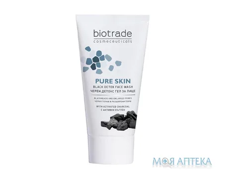 Biotrade Pure Skin (Біотрейд п’юр скін) Чорний гель-детокс для вмивання 50 мл