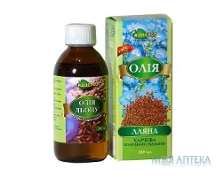 Олія харчова Адверсо лляна холодного віджиму, 200 мл