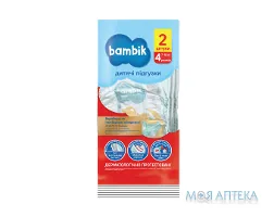 Підгузки Bambik (Бамбік) Sample Maxi 4 (7-18 кг) 2 шт.