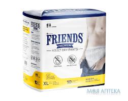 Підгузки-труси для дорослих Friends Premium (Френдс Преміум) розмір XL №10