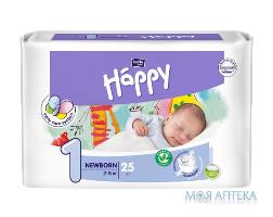Подгузники Детские Bella Baby Happy (Белла Беби Хепи) Newborn 1 (2-5 кг) №25