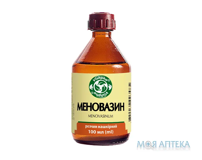 Меновазин розчин н/ш по 100 мл у флак.
