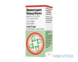 Олопатадин Очні краплі  розчин 1 мг/мл флак-крап 5 мл