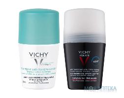 НАБОР ДЕЗОДОРАНТОВ VICHY DEO CLINICAL CONTROL МУЖСКОЙ И ЖЕНСКИЙ 2 ШТУКИ ПО 50 МЛ