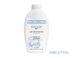 Byphasse (Біфаз) Крем-догляд для душу з квітами бавовни 600 мл