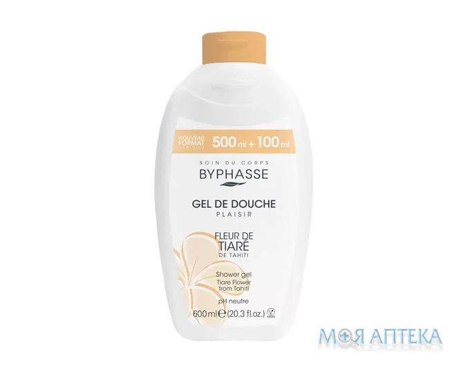 Byphasse (Біфаз) Гель для душу Квіти Тіаре 600 мл