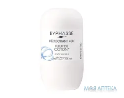 Byphasse (Біфаз) Дезодорант роликовий 48 годин Квітка Бавовни 50 мл