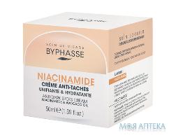 Byphasse (Біфаз) Крем для обличчя зволожуючий проти пігментних плям з ніацинамідом та олією авокадо 50 мл