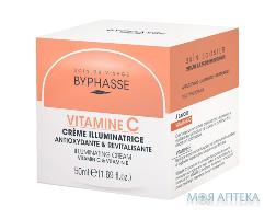 Byphasse (Біфаз) Крем для обличчя освітлюючий для обличчя з вітамінами С та Е 50 мл